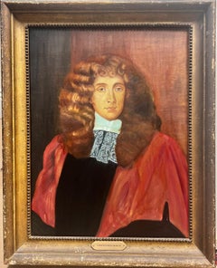 Fine British Aristocratic Portrait of a Nobleman Lord Jeffreys of Wem