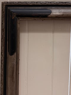 Antique English Gilt & Ebonised Wooden Picture Frame