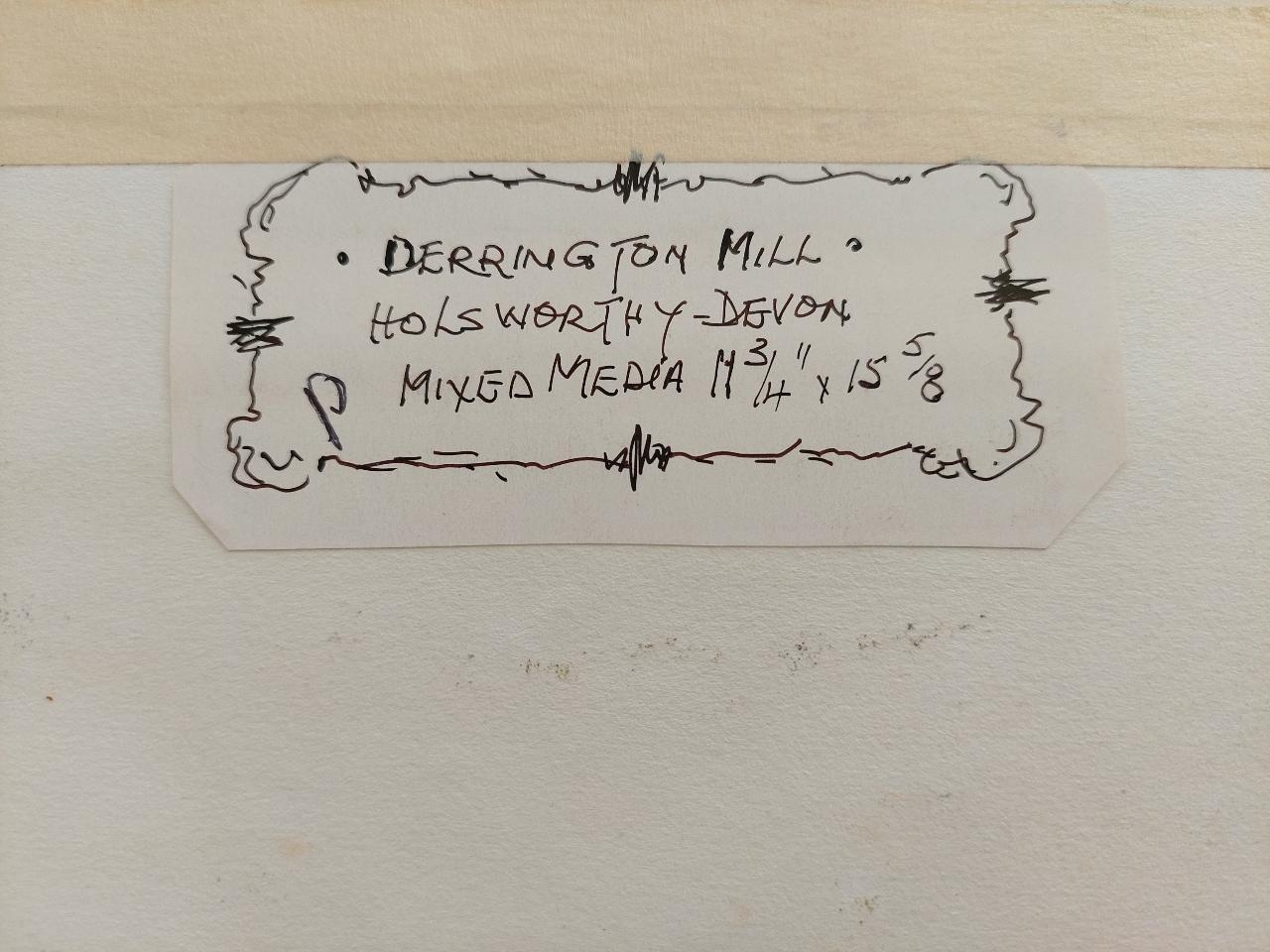 20th Century Traditional English Painting Derrington Mill Holsworthy Devon For Sale 8