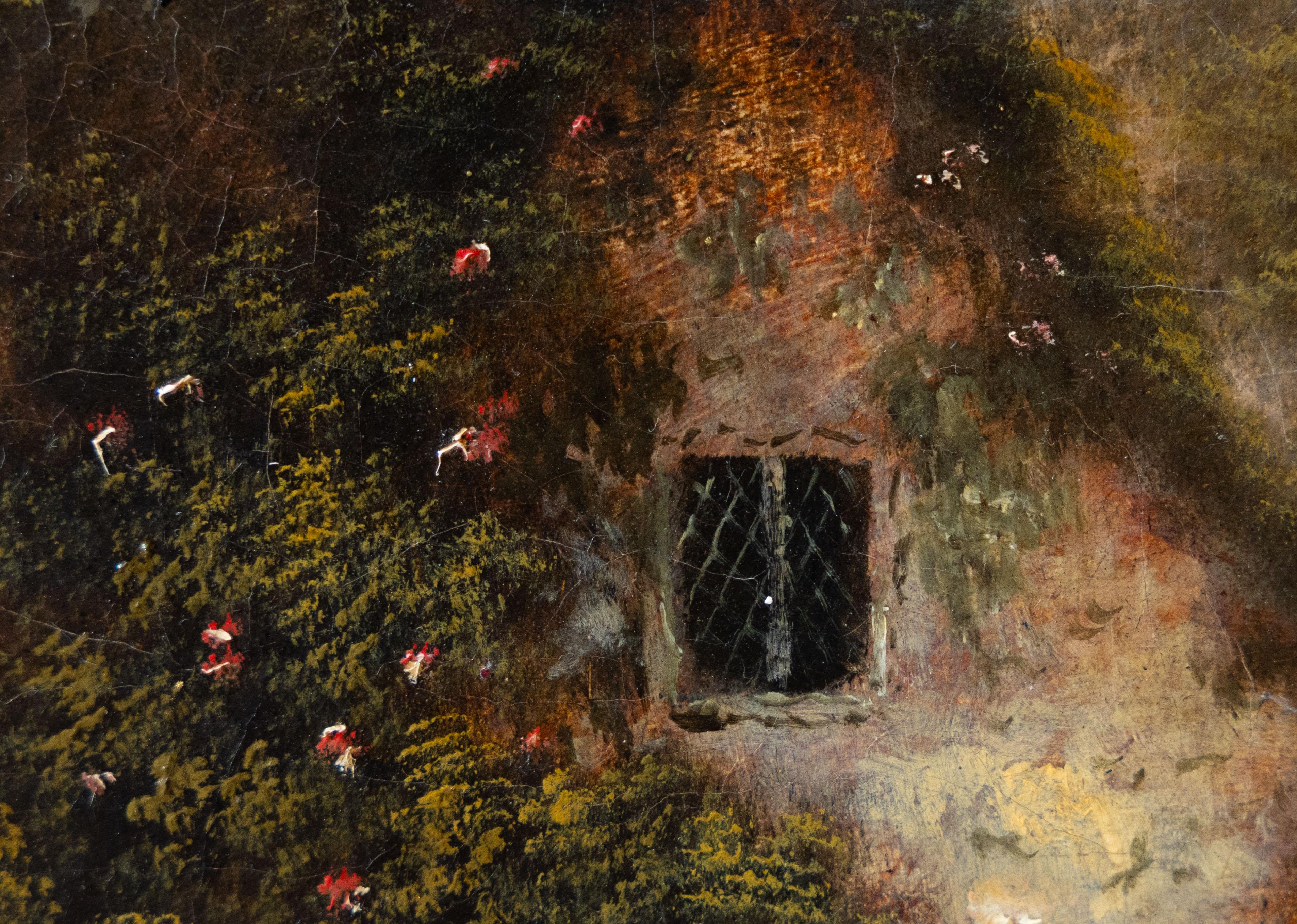 Cottage by a lake, English School, 19th century For Sale 1