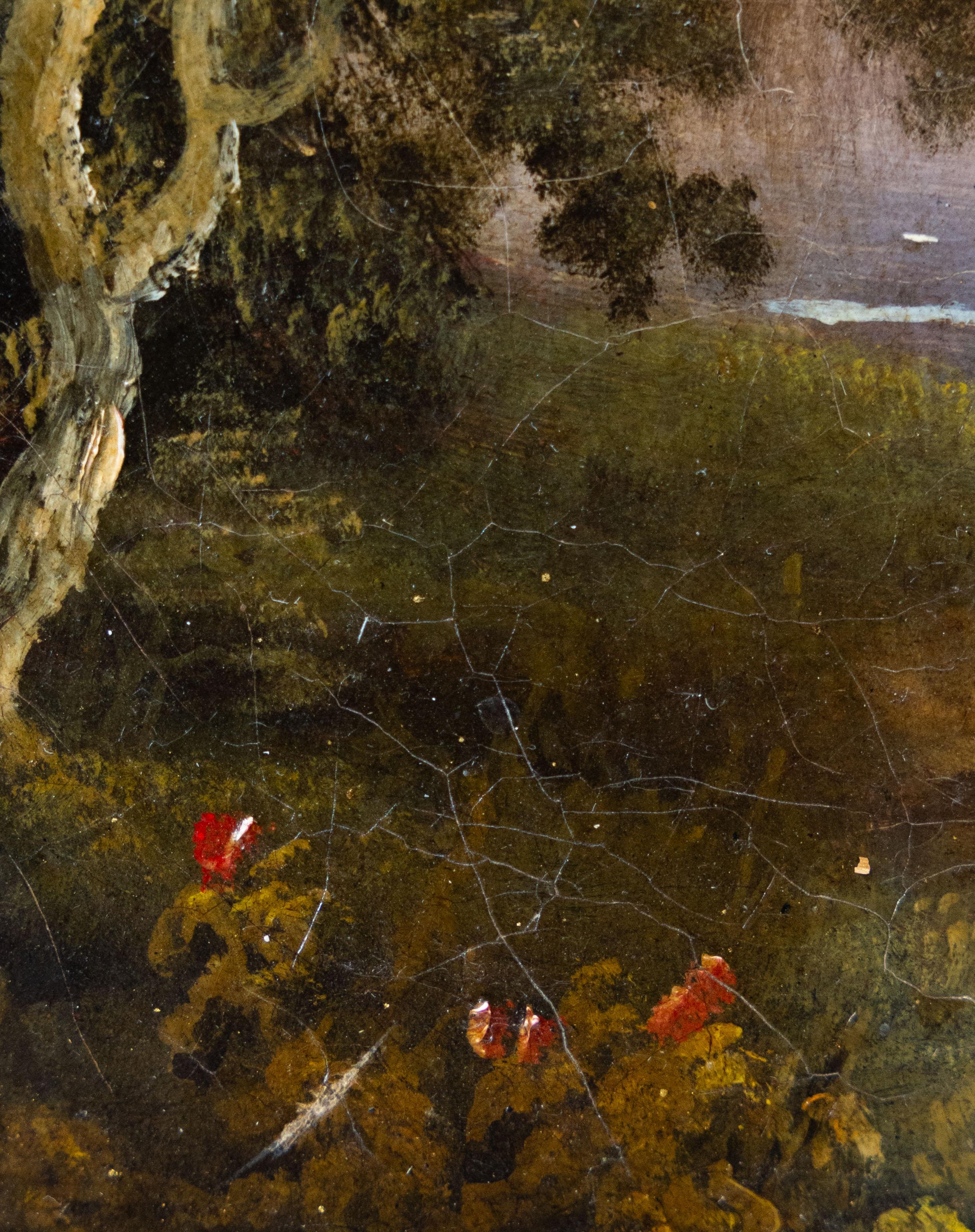 Cottage by a lake, English School, 19th century For Sale 2
