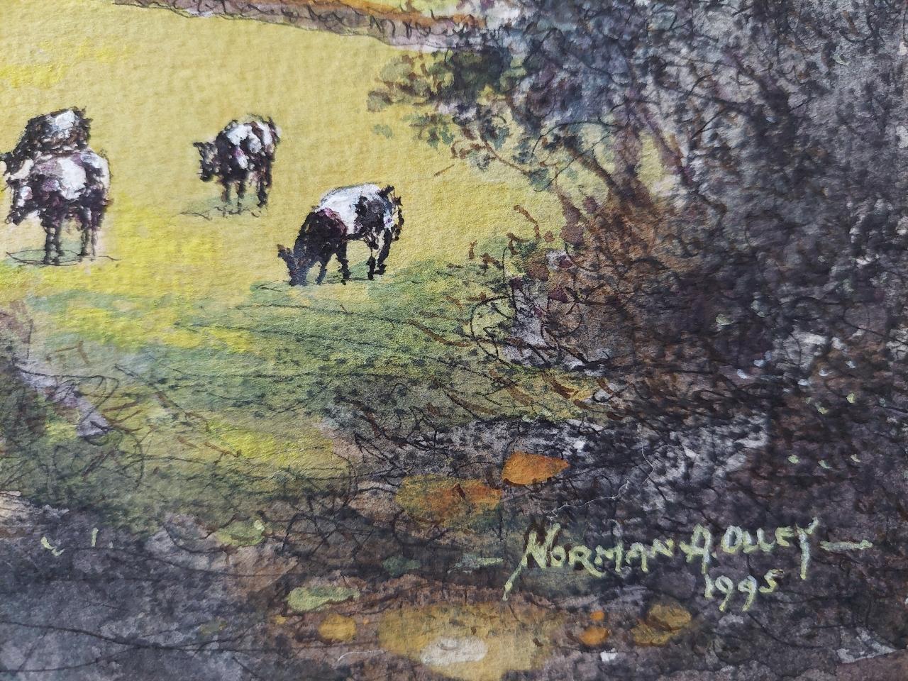 Traditional English Painting Bolton Castle in Yorkshire, England For Sale 4
