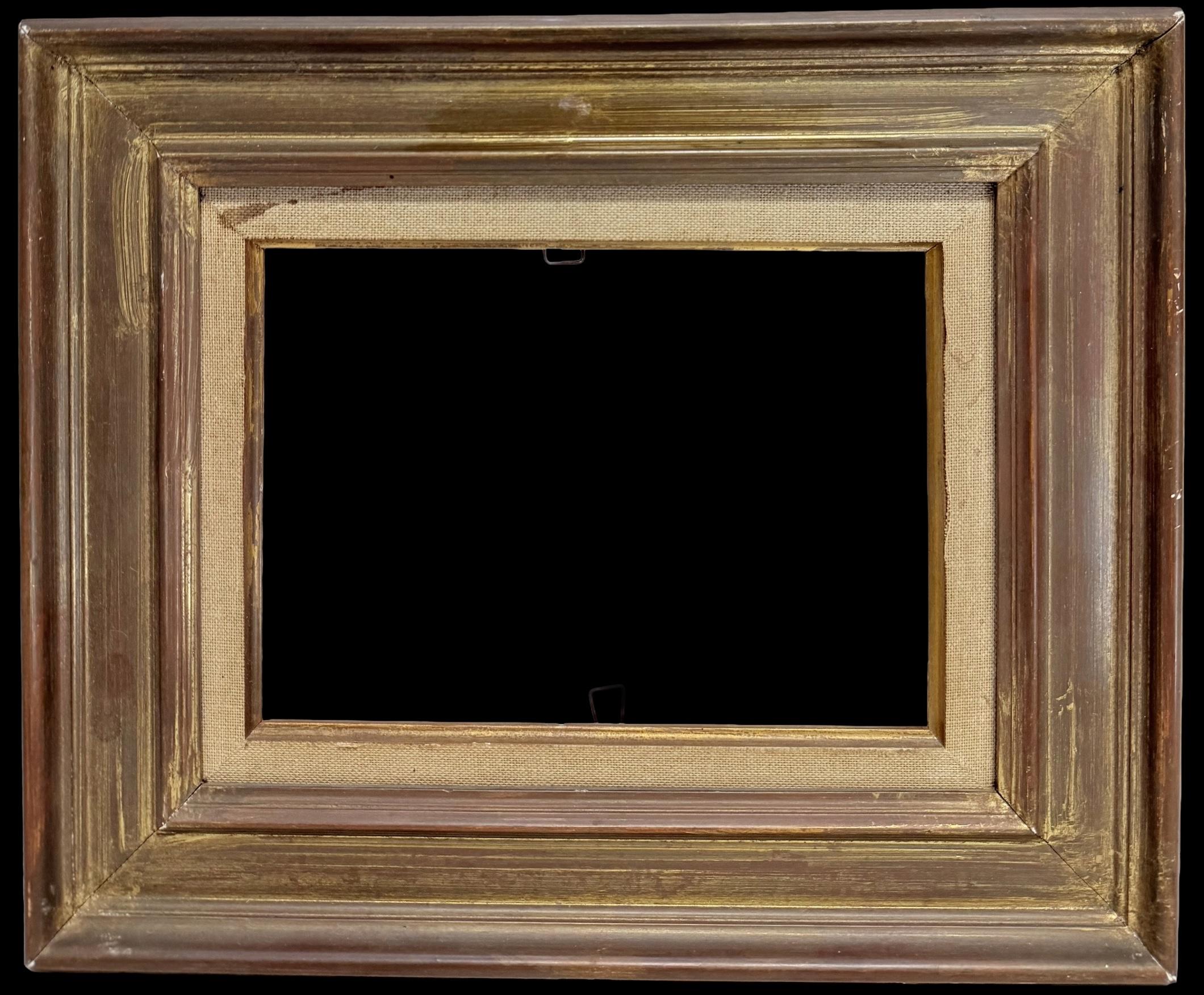 Cornice d'epoca in legno d'orato Piccola cornice decorativa inglese da parete