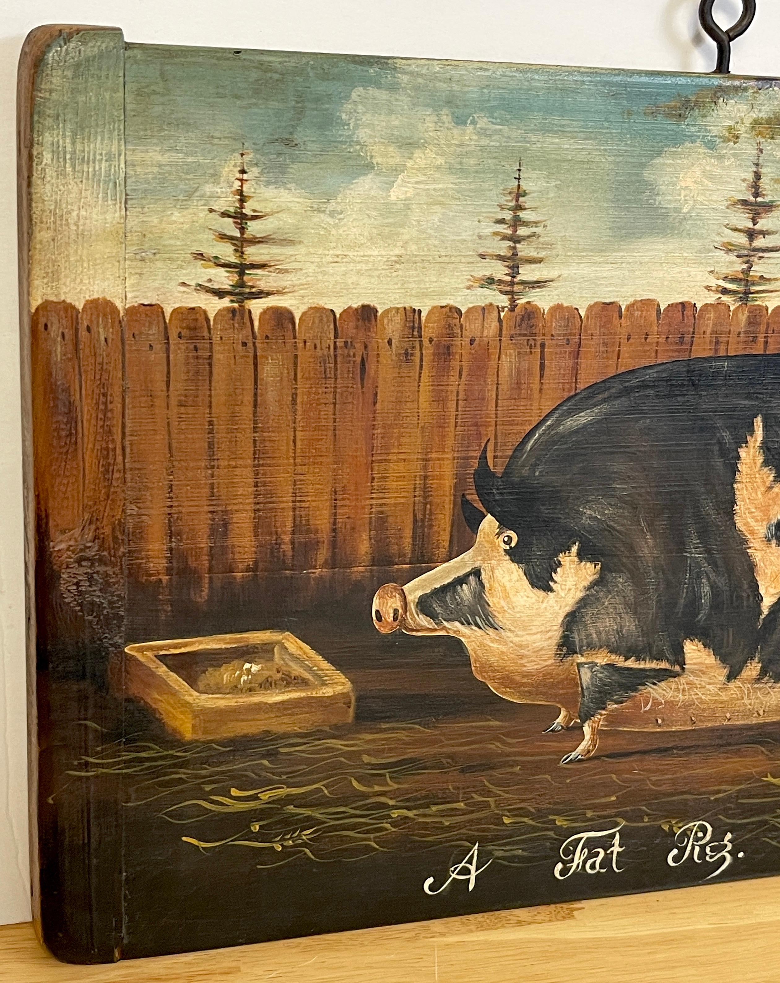 fat pig painting
