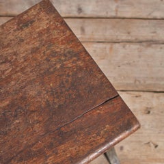 English School Vintage Locker Room Hallway Storage Bench