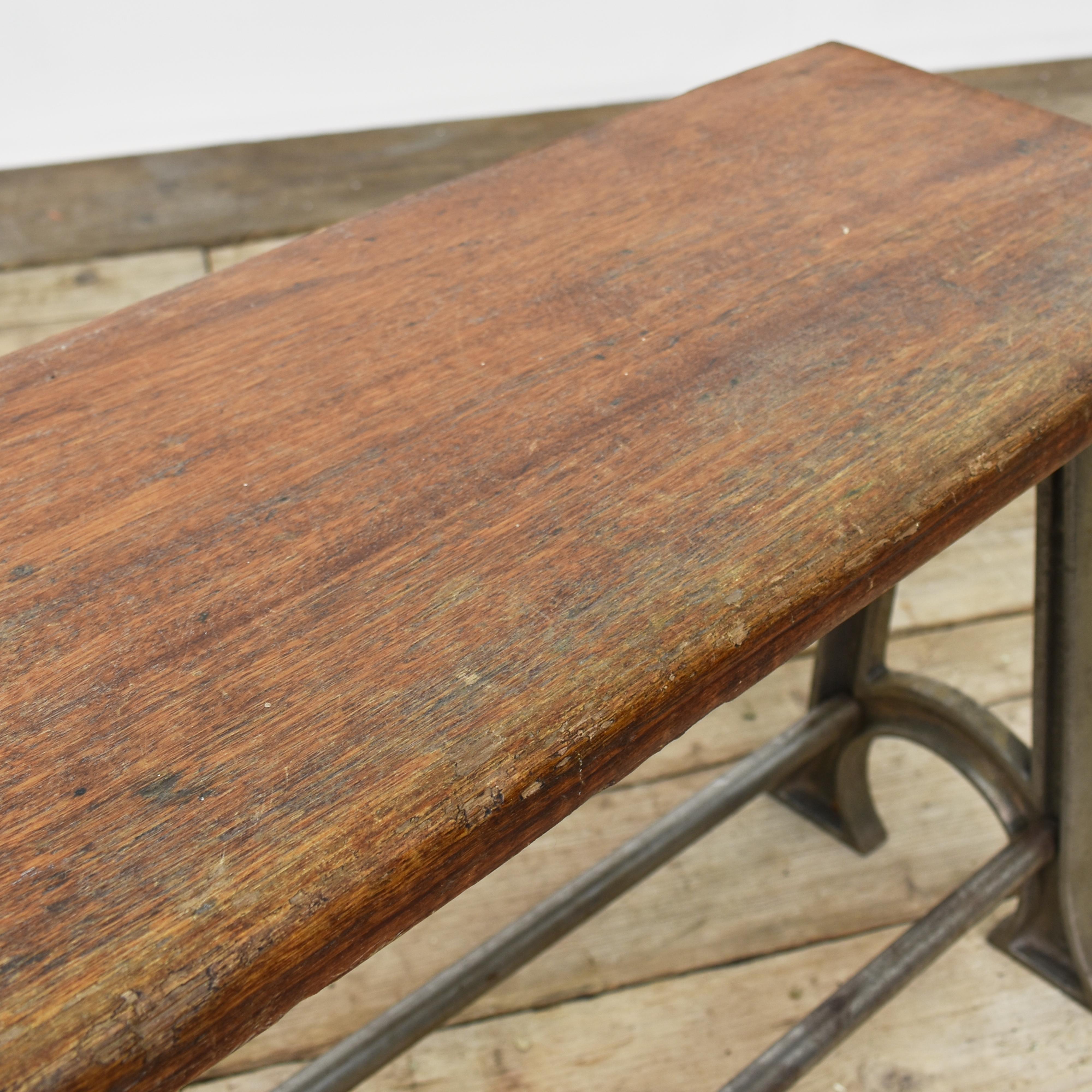 Bauhaus English School Vintage Locker Room Hallway Storage Bench