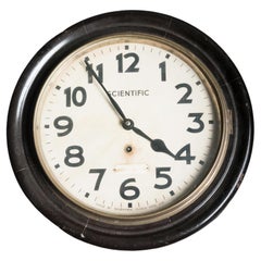 Antique English Scientific Wall Clock