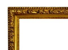 English 22x26 inch Scoop Gold Leaf Frame circa 1885