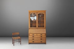 English secretary bookcase Arts&Crats 1910