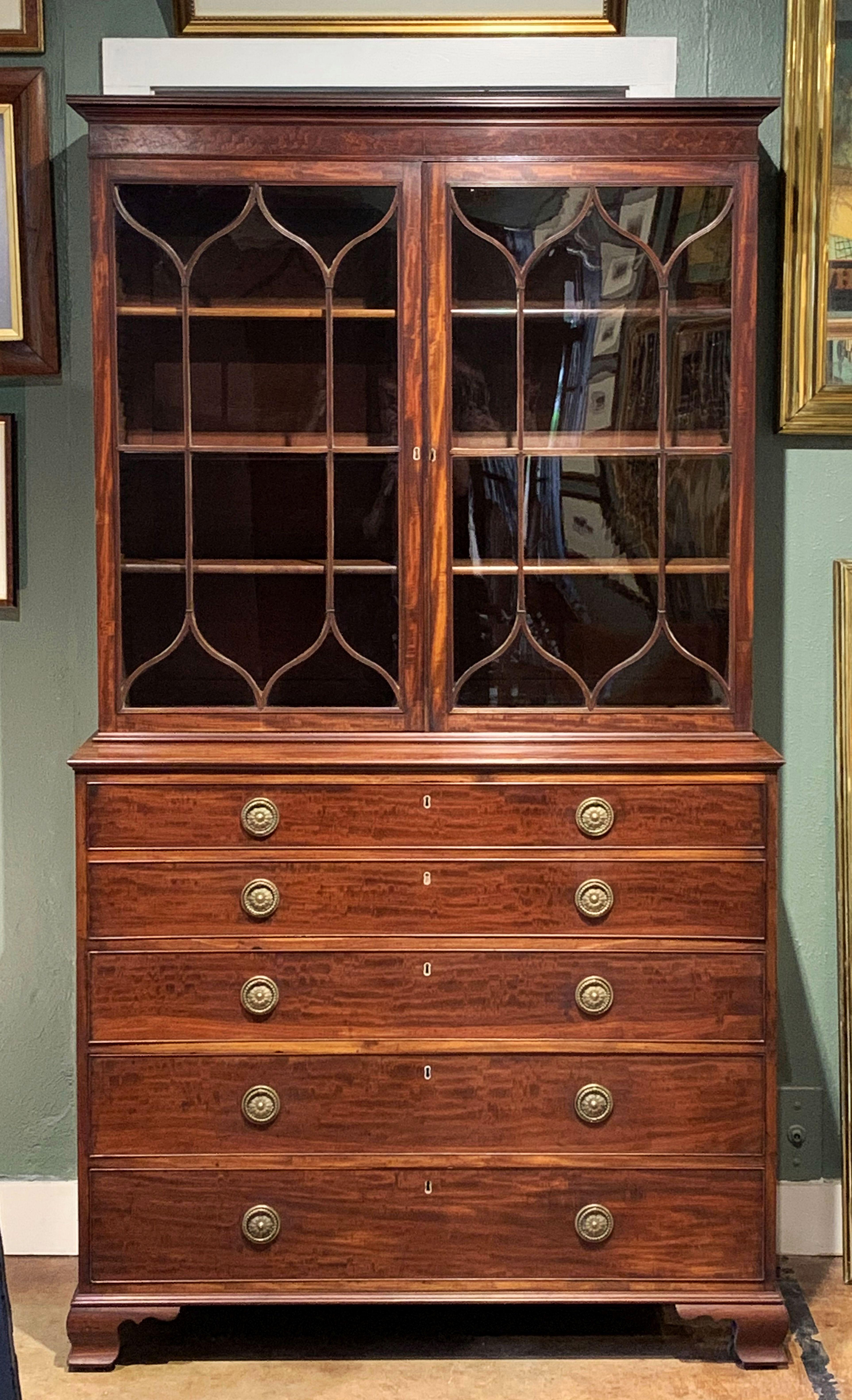 georgian bureau bookcase