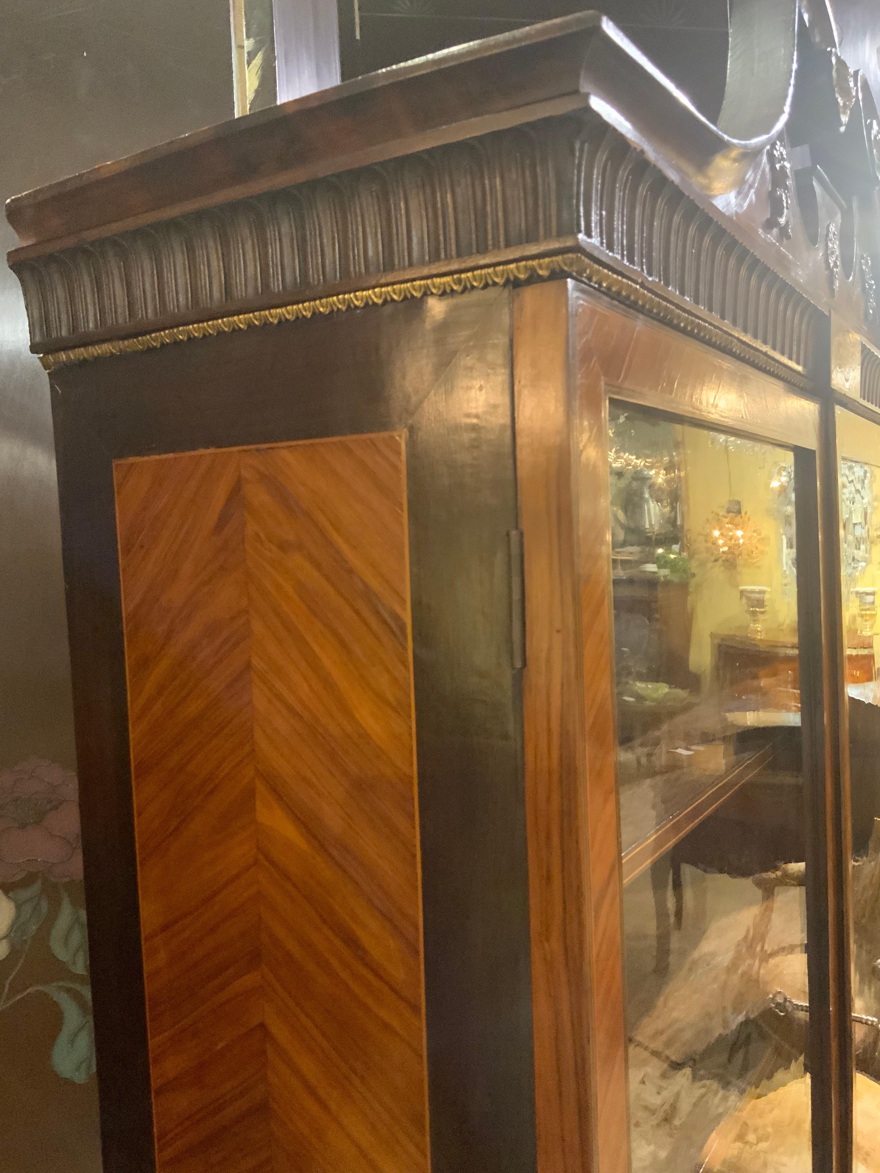 English secretary/desk 19 th c. With display For Sale 3