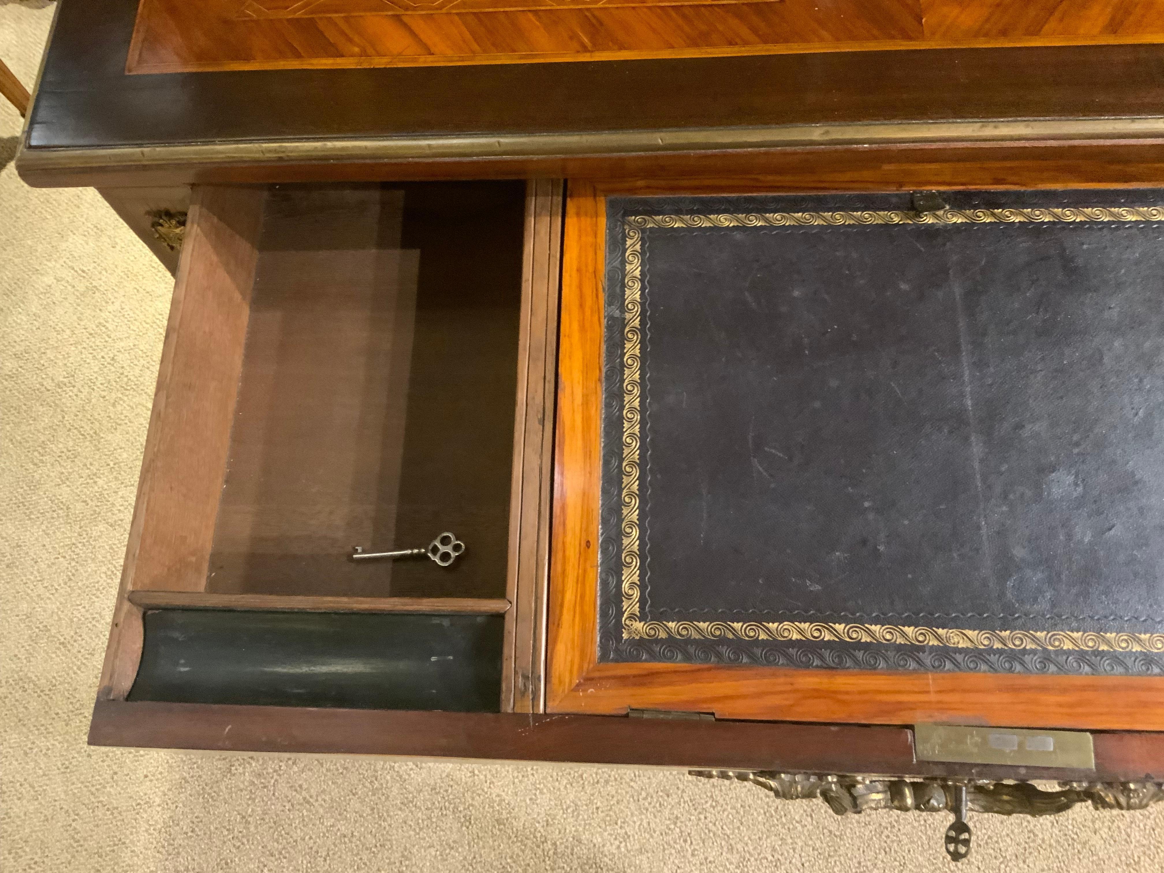 English secretary/desk 19 th c. With display For Sale 1