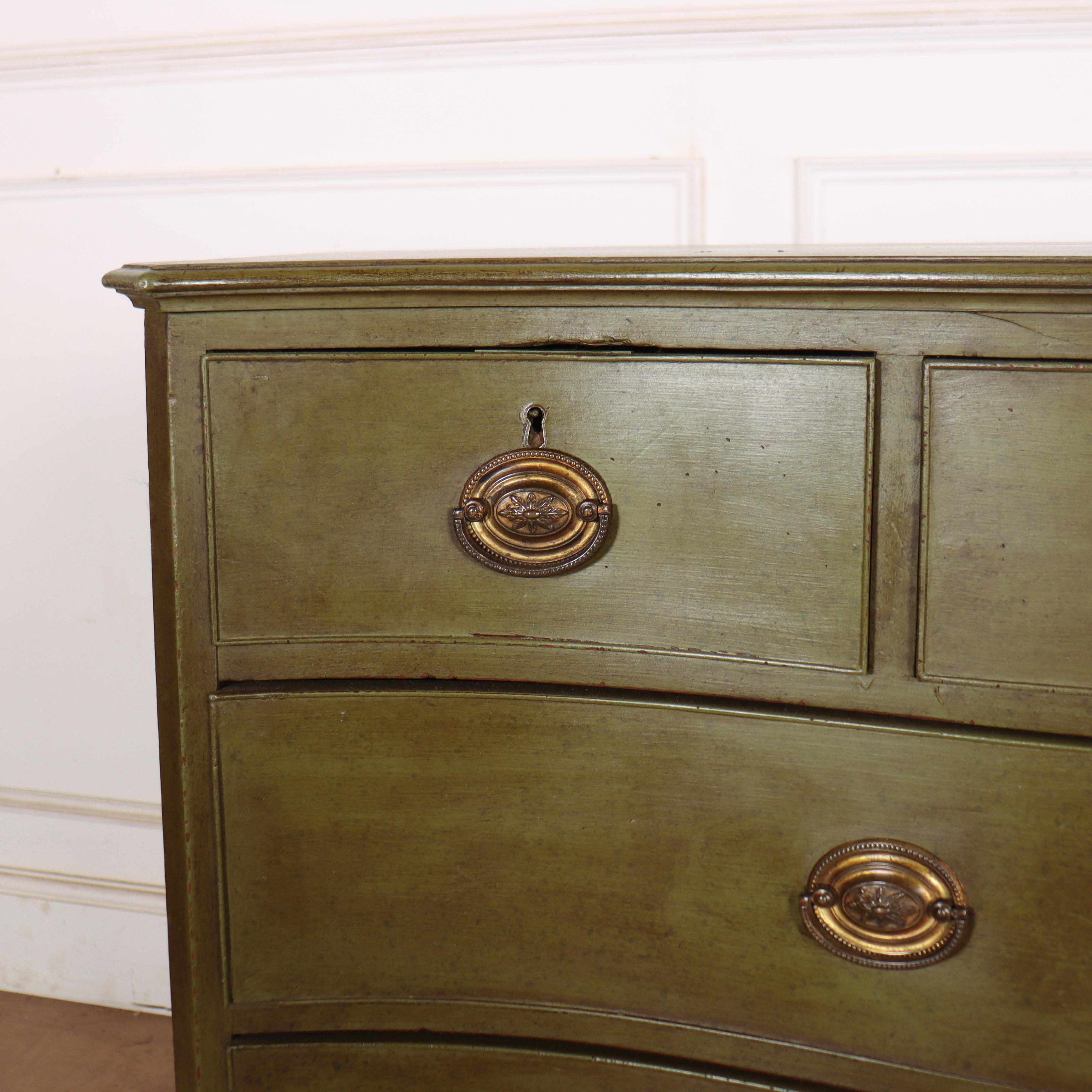 Quercia Commode inglese a serpentina in vendita