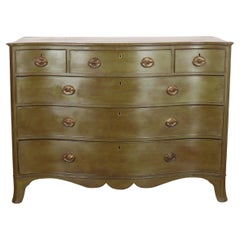 English Serpentine Front Commode