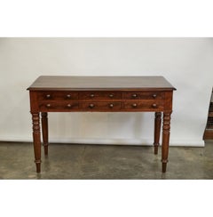 English Server with Six Drawers