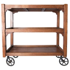 Antique English Serving Cart