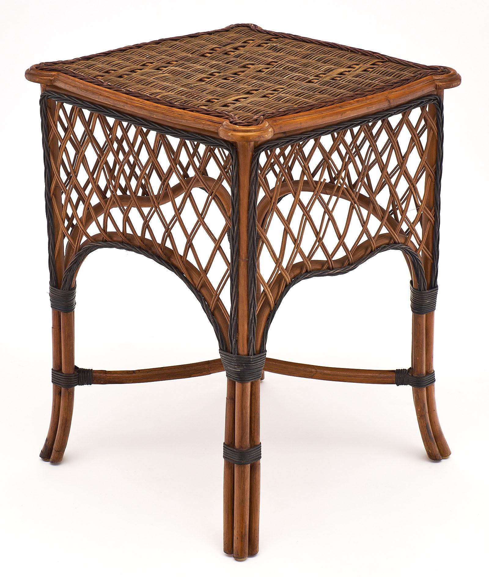 English Set of Wicker Chairs and Table 3