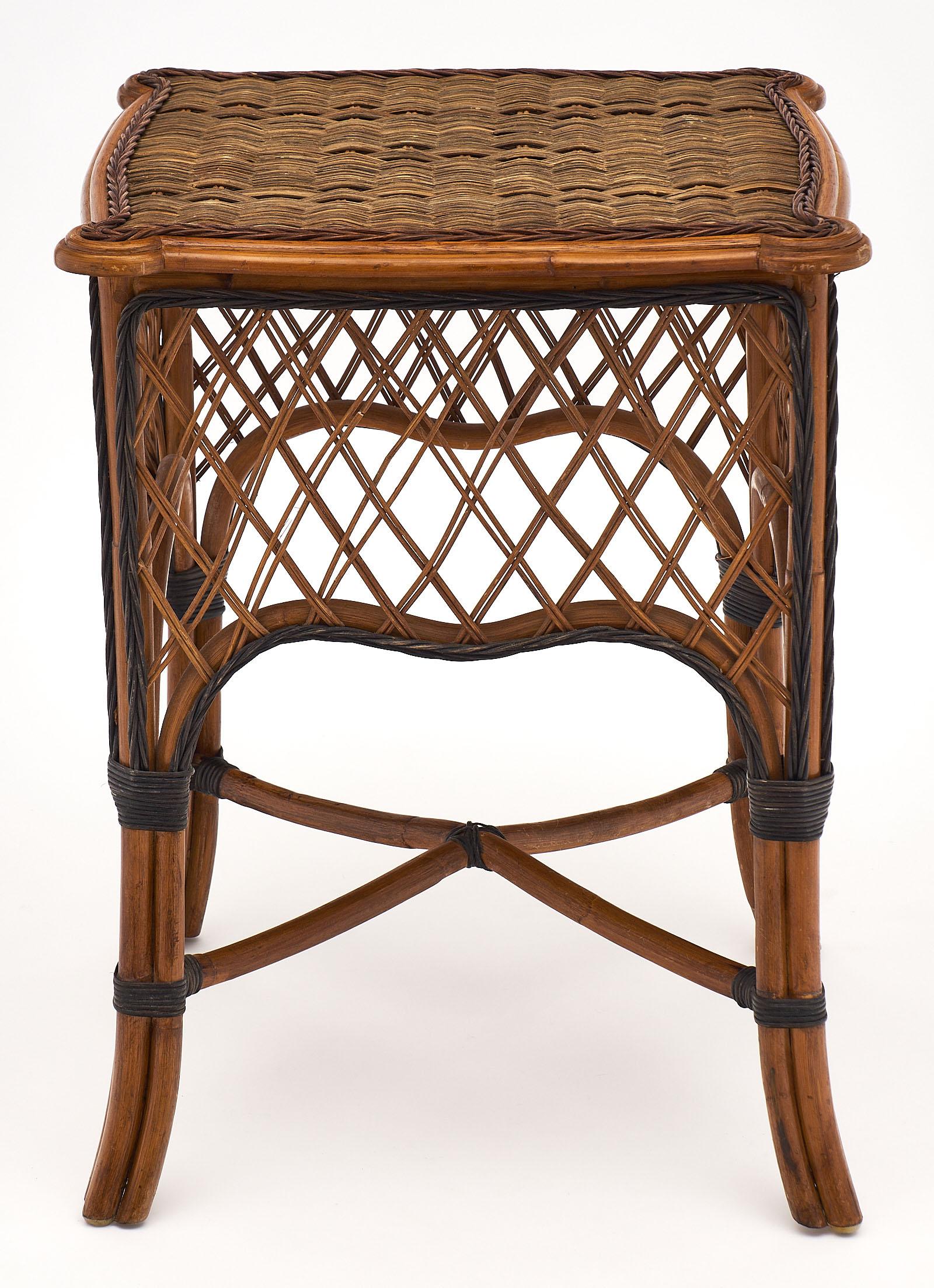 English Set of Wicker Chairs and Table 4