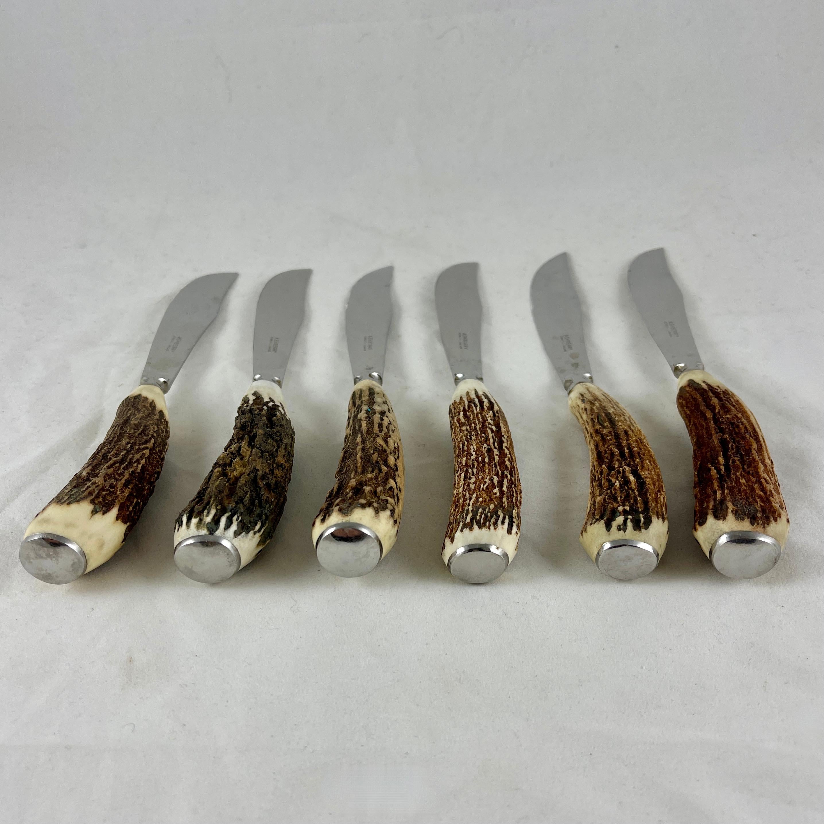 stag horn steak knives