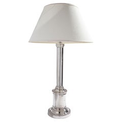 English Sheffield banquet table lamp, c. 1850-60