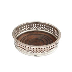 English Sheffield decanter coaster, 1820