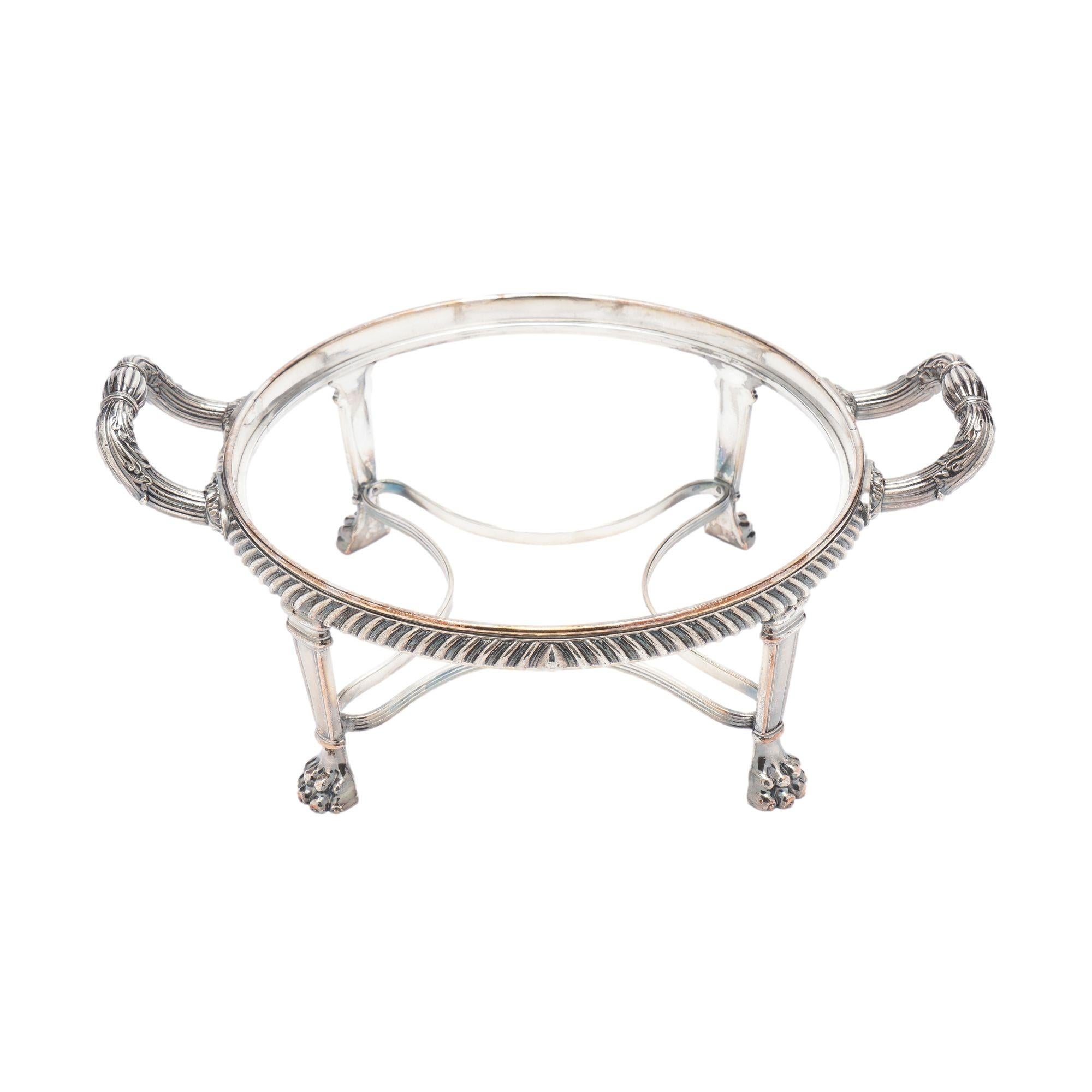 English Sheffield footed serving bowl, c. 1825 For Sale 7