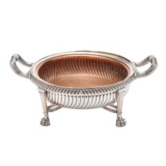 English Sheffield footed serving bowl, c. 1825