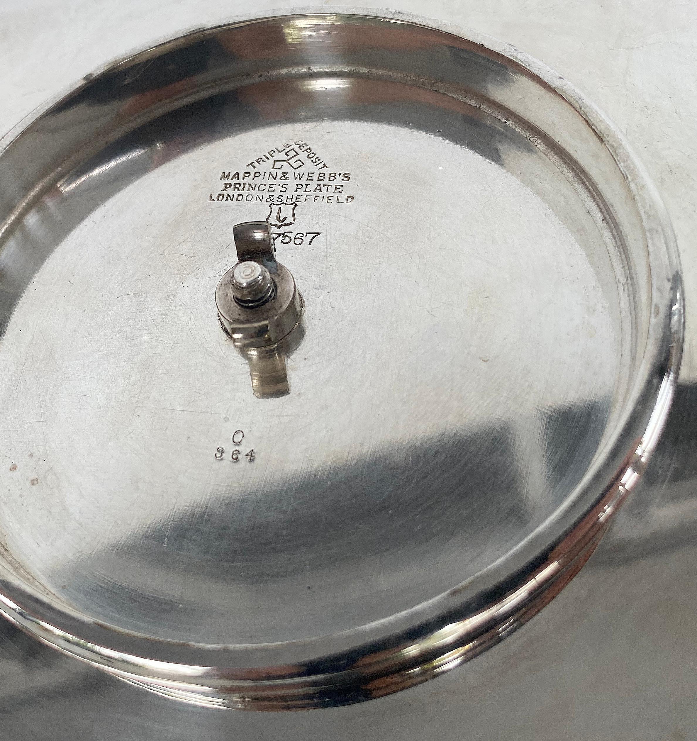 Silver Plate English Sheffield Mapping & Webb's Prince's Plate Silver Serving Piece