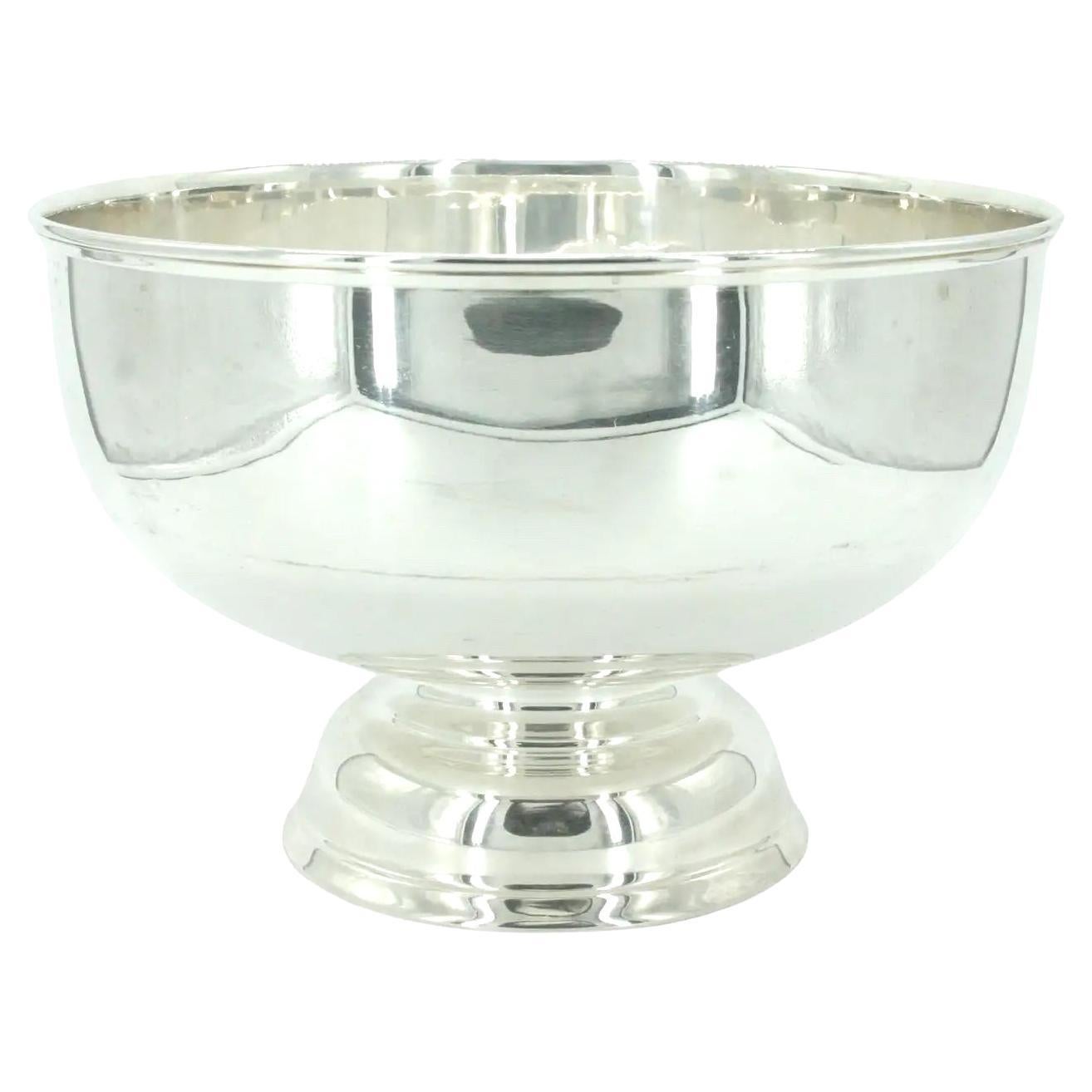 English Sheffield Punch Bowl / Wine Cooler For Sale