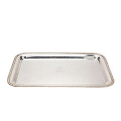 English Sheffield rectangular tray, c. 1880-93