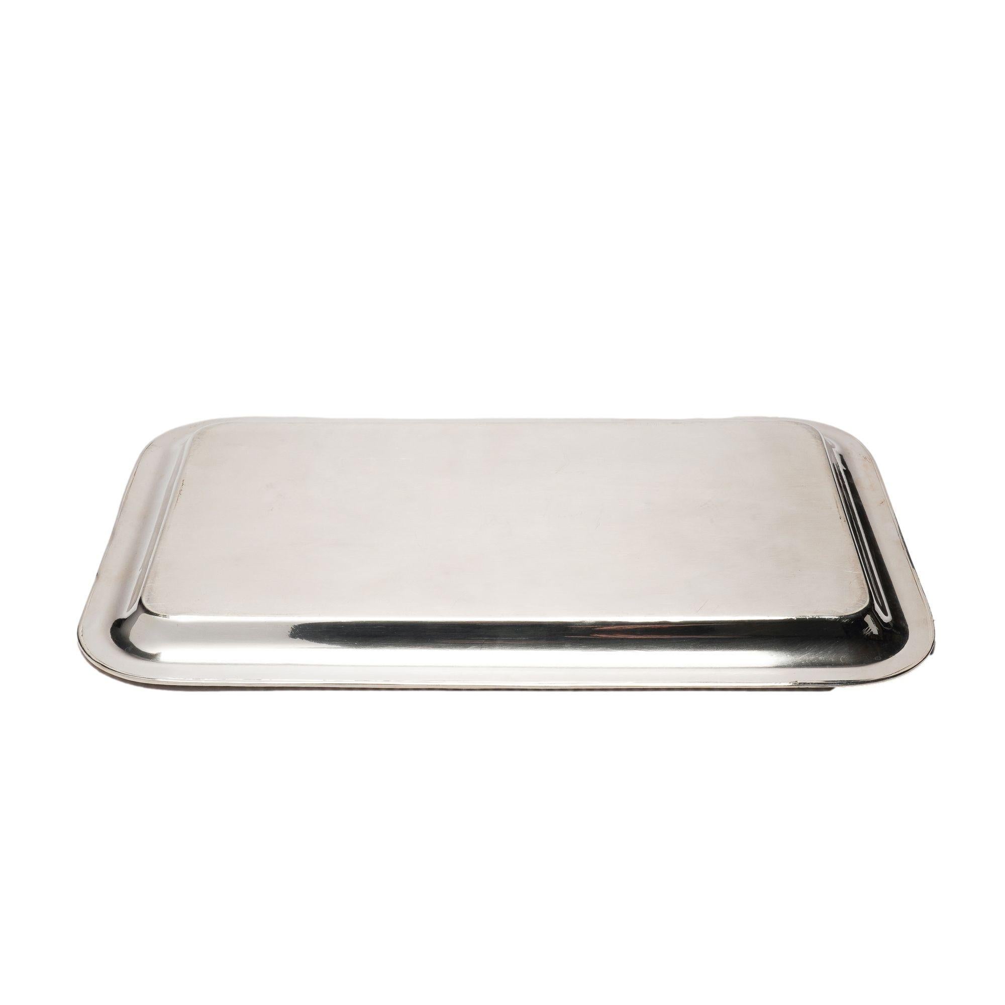 British English Sheffield rectangular tray, c. 1880-93