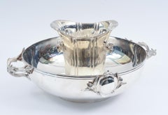 English Sheffield Silver Plate Champagne Cooler or Ice Bucket