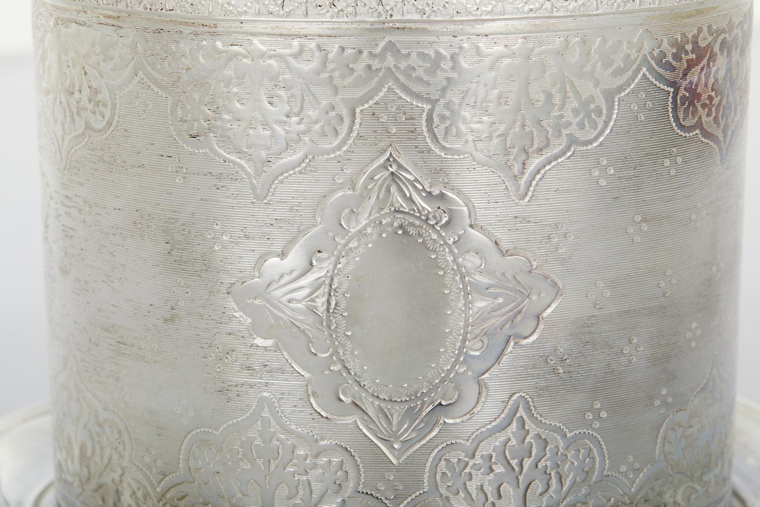 Mid-19th Century English Sheffield Silver Plate Tea Caddy For Sale