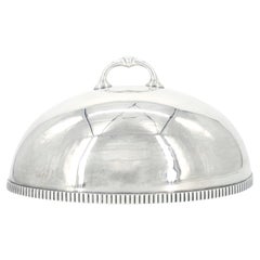 English Sheffield Silver Plate Victorian Style Meat Dome 