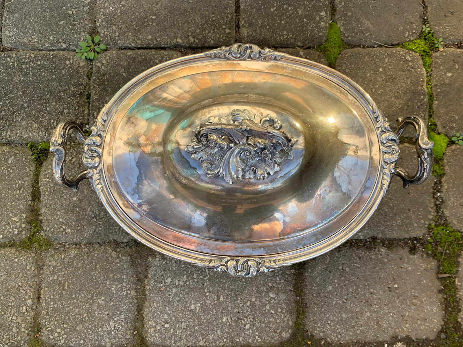 English Sheffield Silver Tureen by James Dixon & Sons, Labeled, circa 1835 For Sale 3