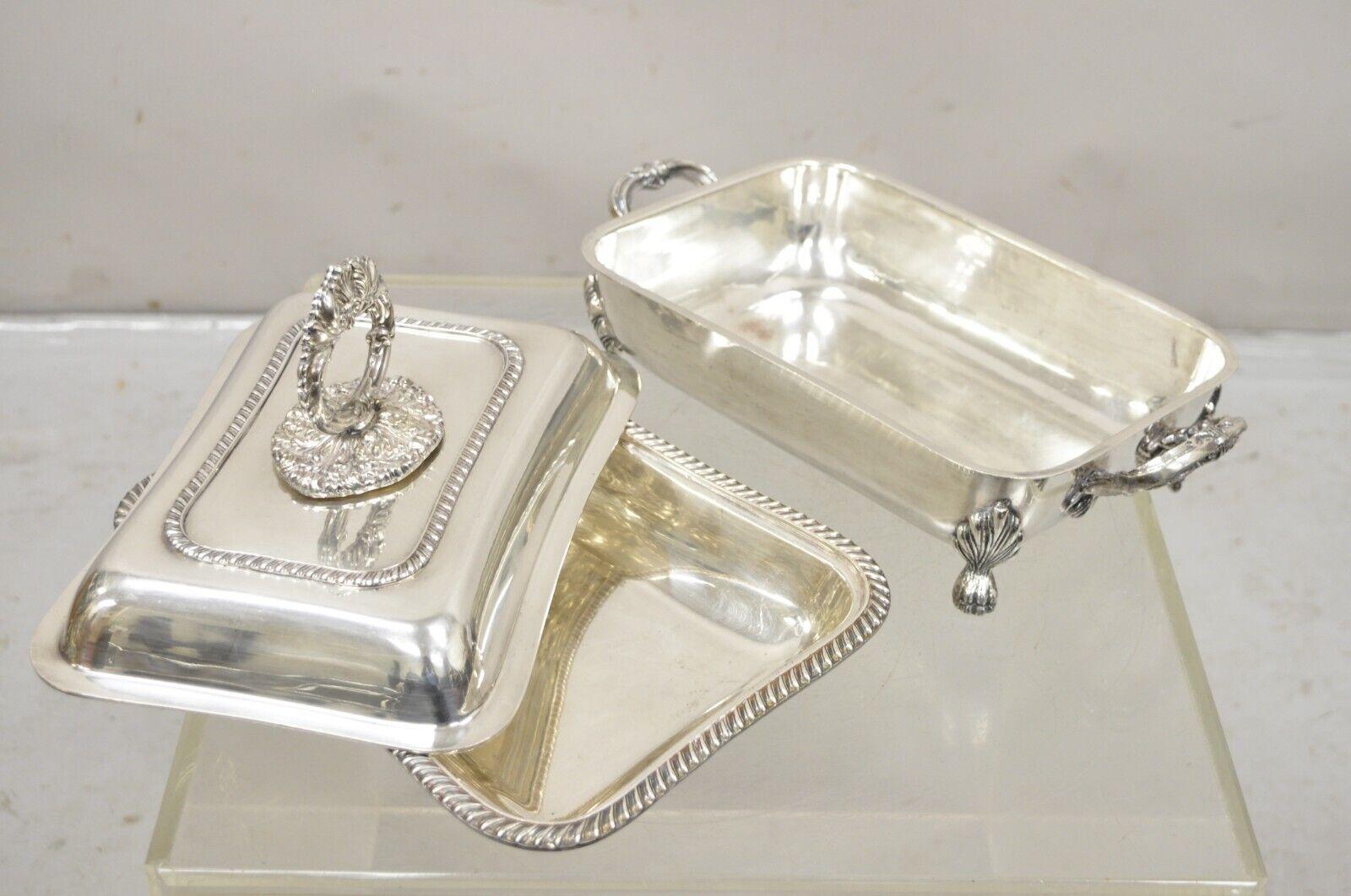 English Sheffield Victorian Silver Plated Lidded Food Warmer Serving Platter For Sale 2