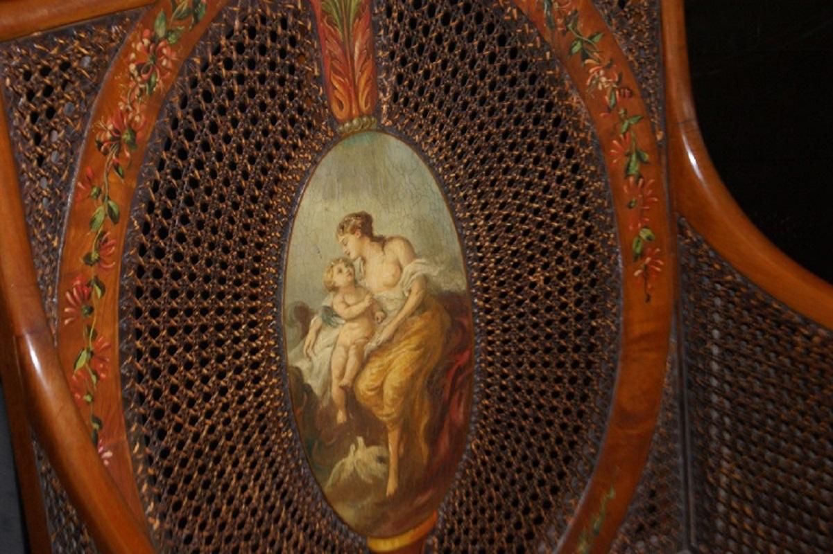 Englischer Sheraton-Sessel aus den frühen 1800er Jahren, aus Mahagoniholz im Zustand „Hervorragend“ im Angebot in Barletta, IT