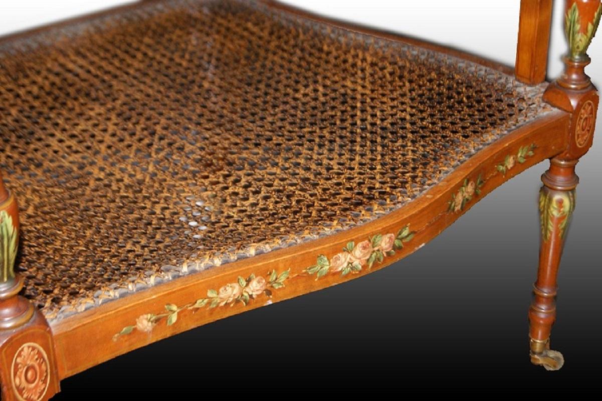 Englischer Sheraton-Sessel aus den frühen 1800er Jahren, aus Mahagoniholz im Angebot 3