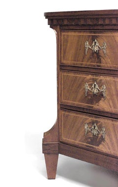 English Sheraton Mahogany Kneehole Partners Desk