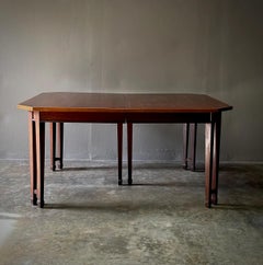 English Sheraton Style Mahogany Dining Table