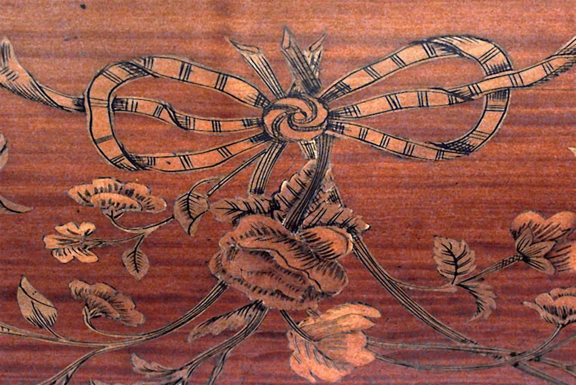 Table d'extrémité en bois de citronnier anglais Sheraton Bon état - En vente à New York, NY