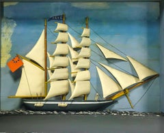 English Ship Diorama