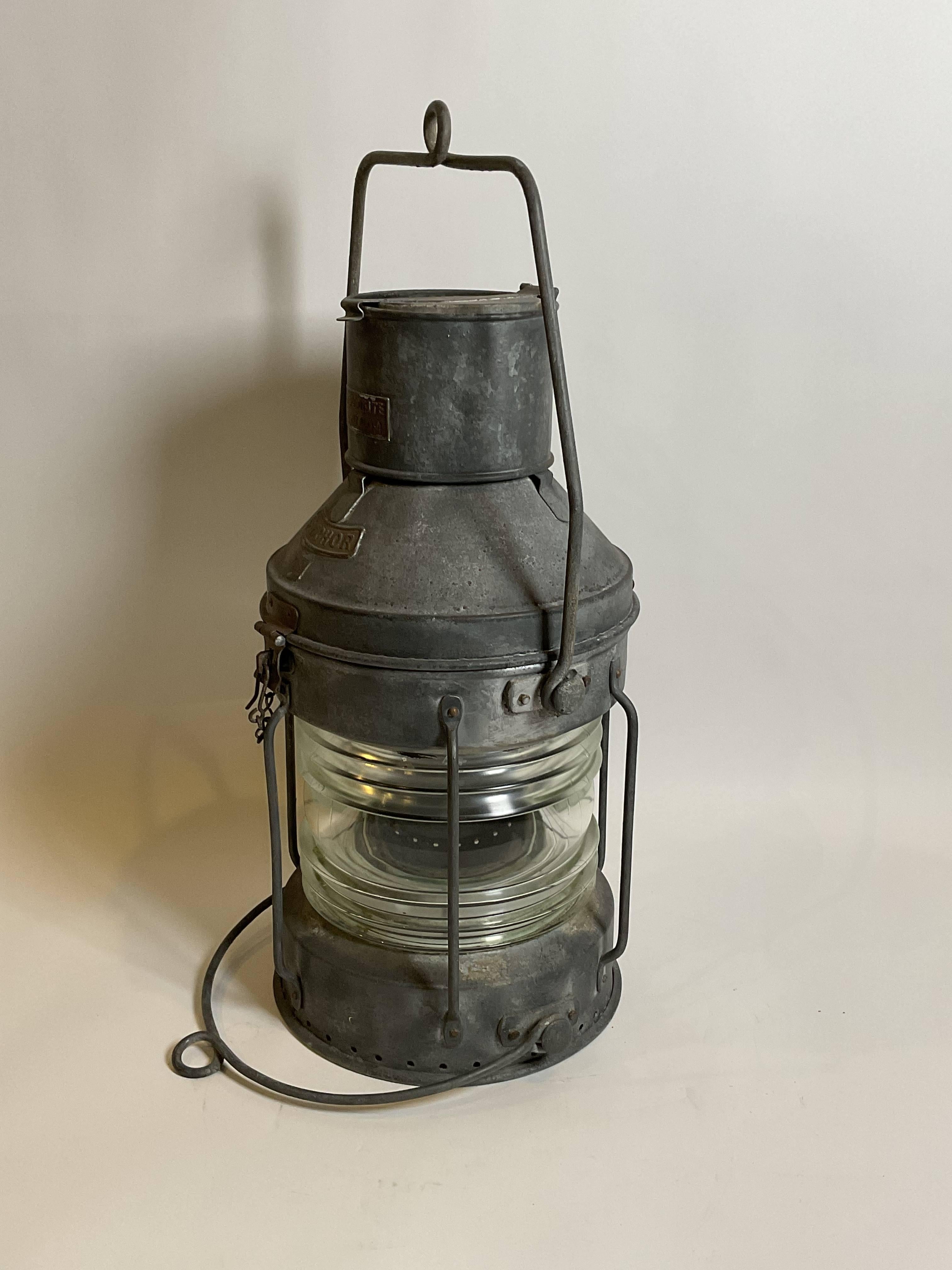 English Ships Anchor Lantern By Meteorite For Sale 2