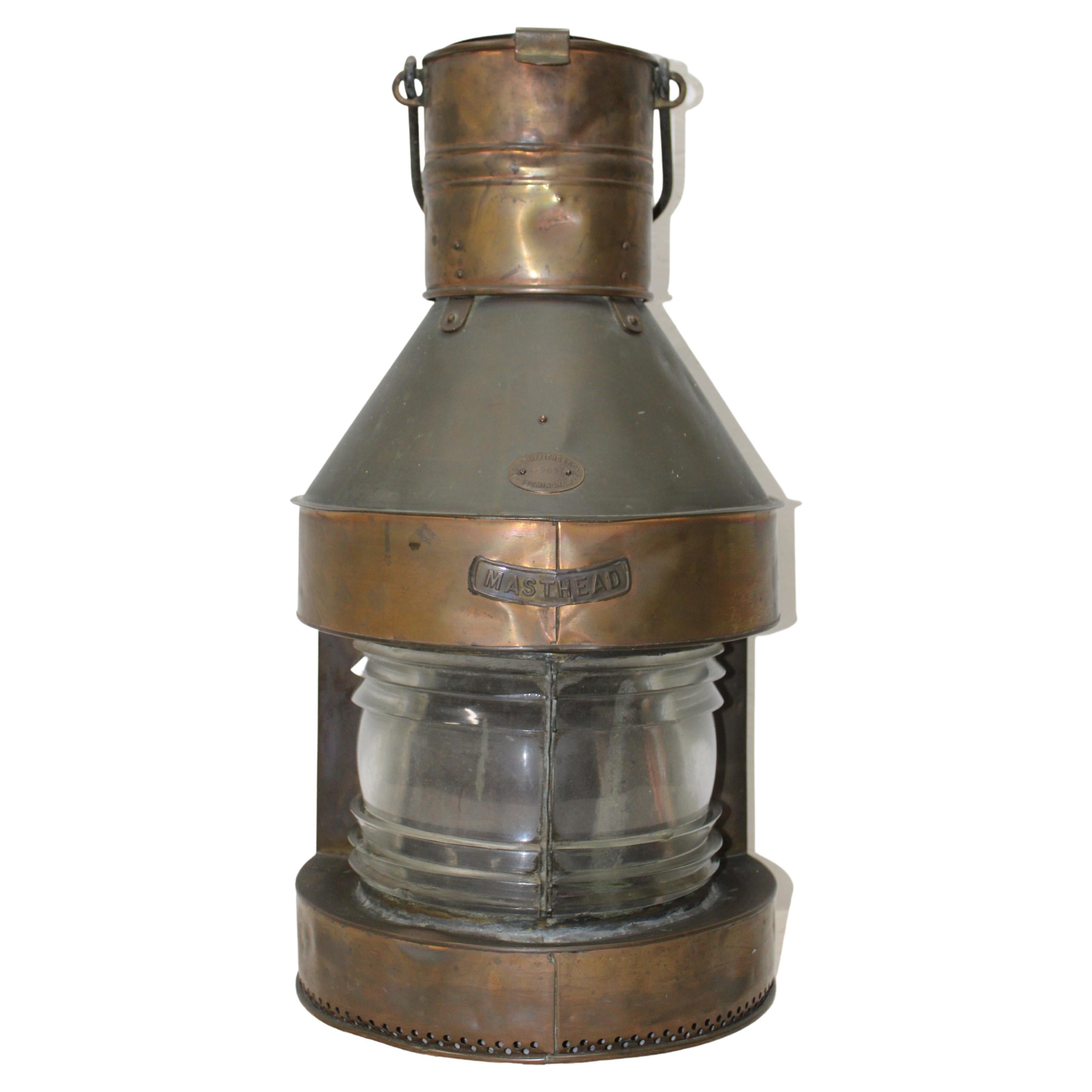 English Ships Lantern Birmingham Griffiths & Sons