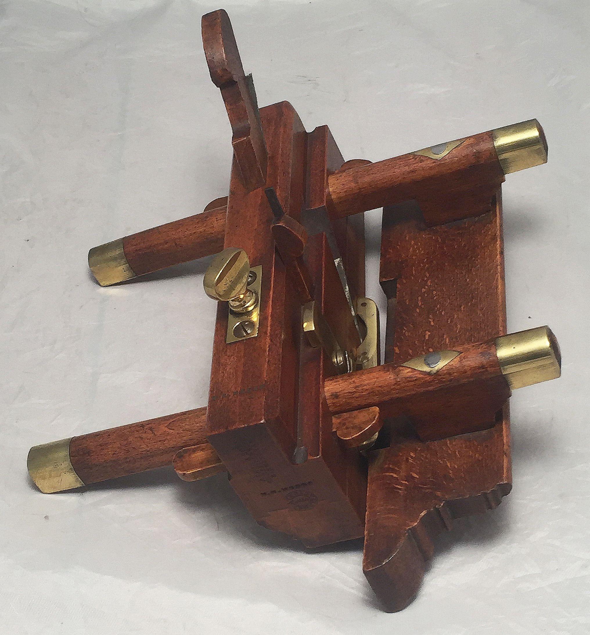 English Shipwright's or Carpenter's Sash Fillister Plane by Atkin and Sons For Sale 10