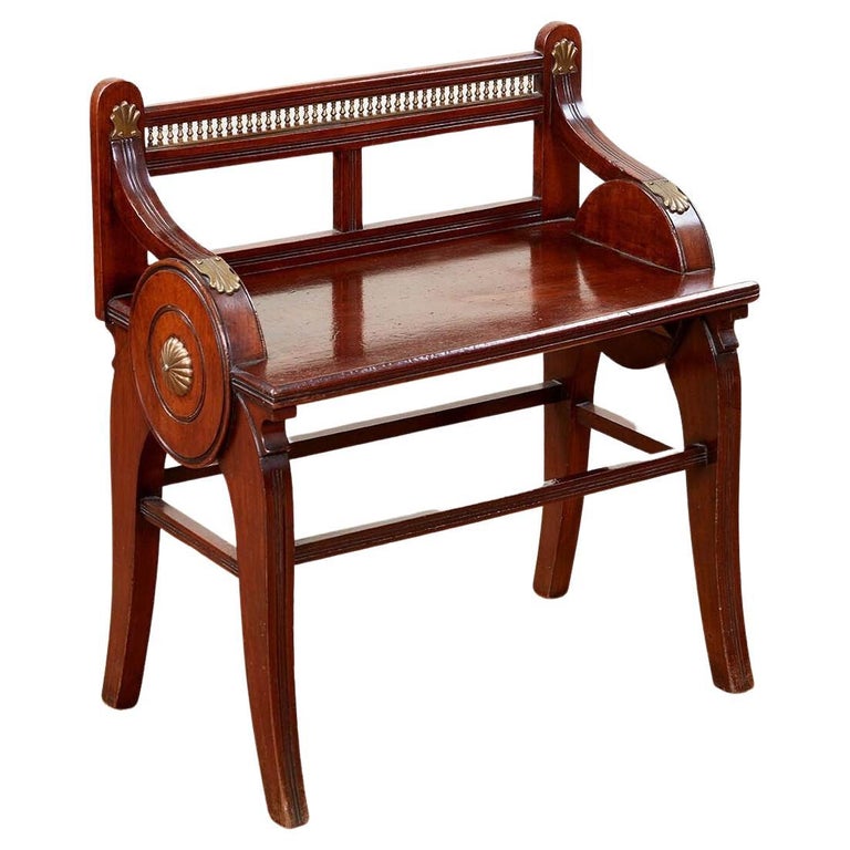 English Shoolbred Hall Bench For Sale at 1stDibs
