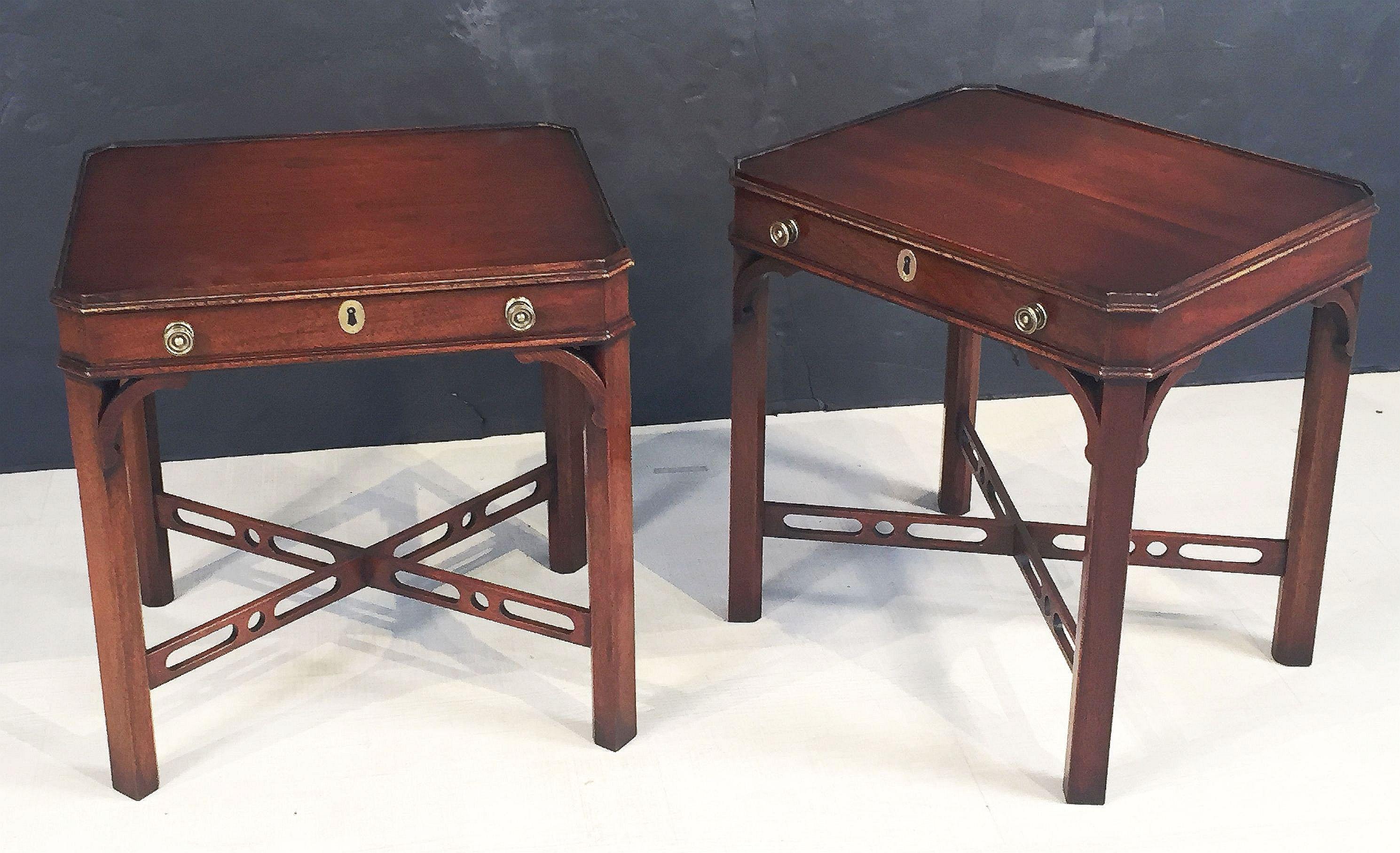 Chippendale English Side or End Tables of Mahogany 'Individually Priced'