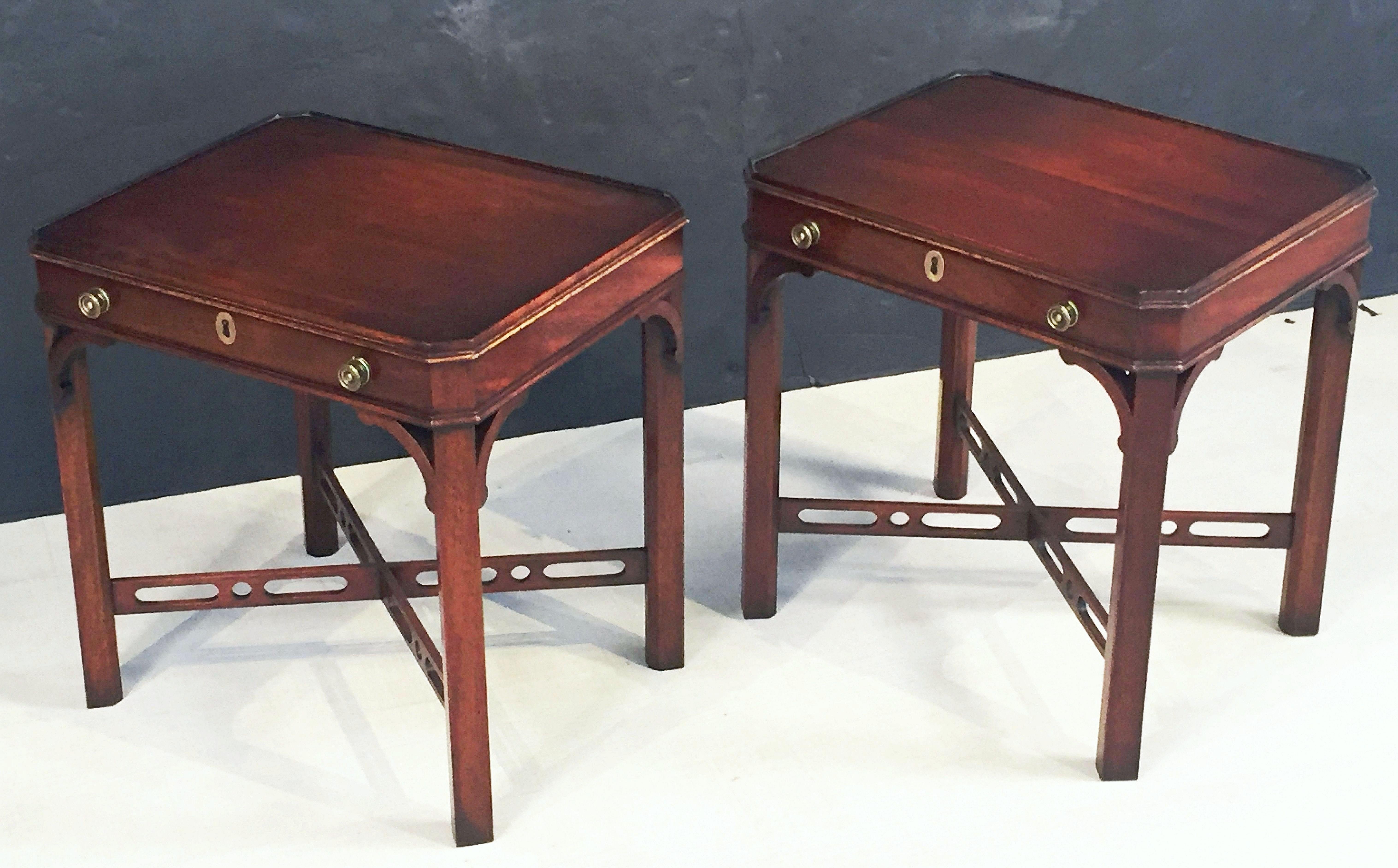 English Side or End Tables of Mahogany 'Individually Priced' In Good Condition In Austin, TX