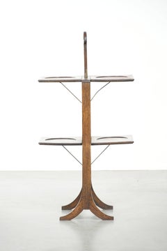 English side table made of oak from the late 19th / early 20th century