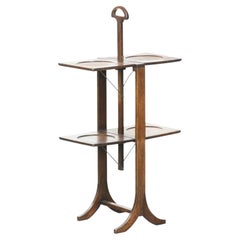 English side table made of oak from the late 19th / early 20th century
